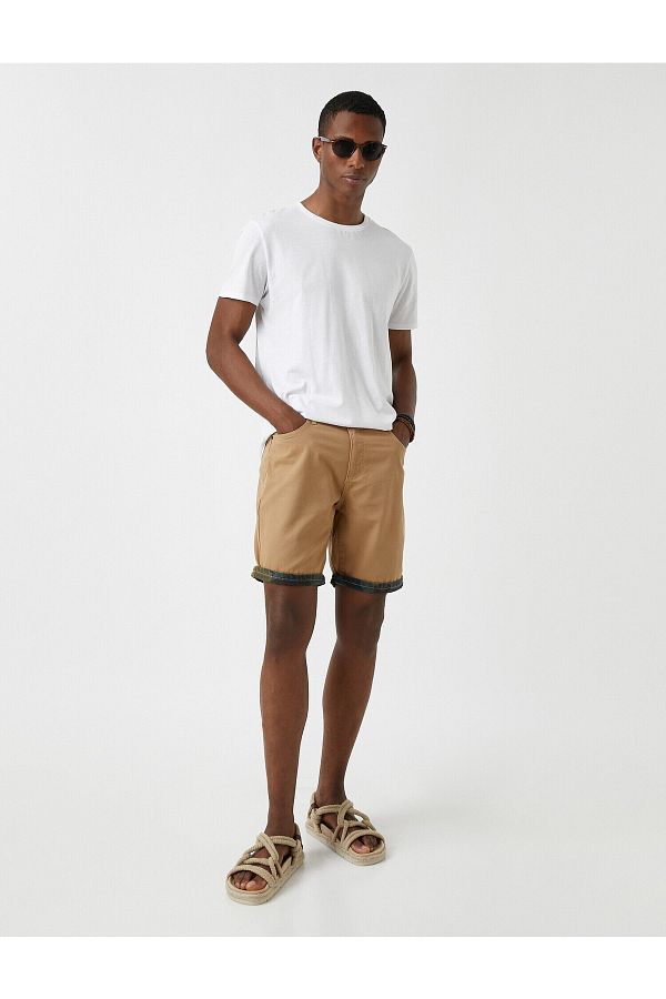 Koton-Camouflage-Inside-Gabardine-Shorts 1