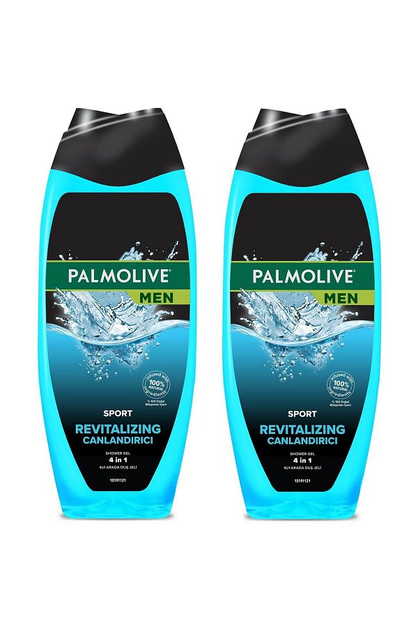 Palmolive-Men Sport 4 in 1 Revitalizing Shower Gel 500 Ml 2 Pieces 1