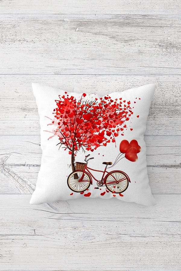 on the clouds-Love Themed Tree Pattern Double Sided Printed Hidden Zippered Pillowcase Throw Pillow Pillowcase 1