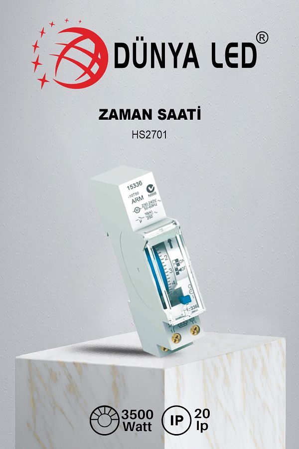 DÜNYA LED-Hs.2701 Vending Machine Type Time Clock Easy Assembly and Use 1
