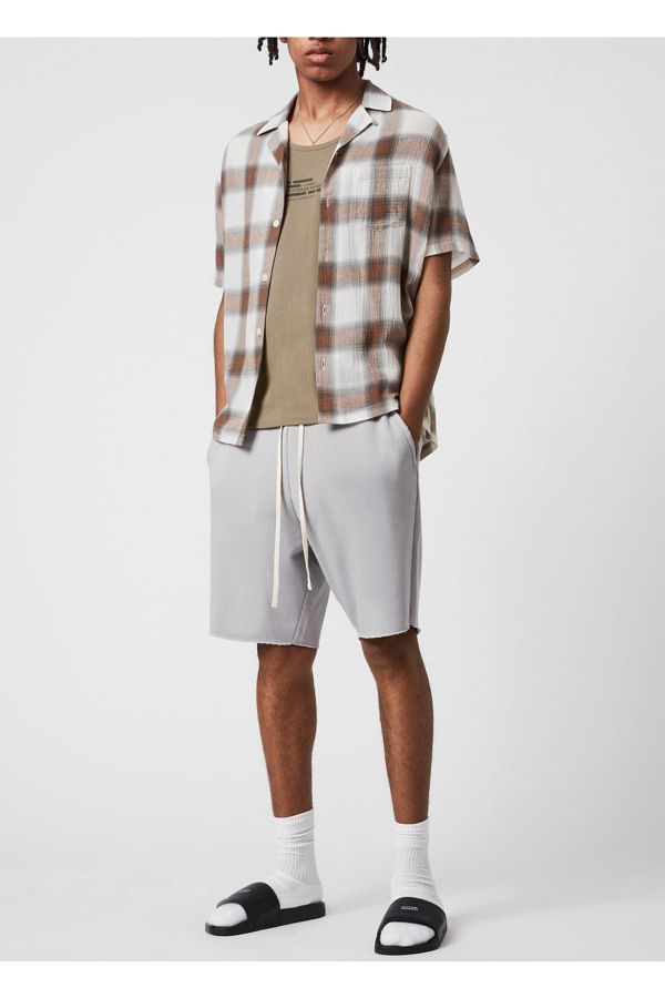 AllSaints All Saints Men s High Waist Sweat Shorts Mf007q U005373 Trendyol