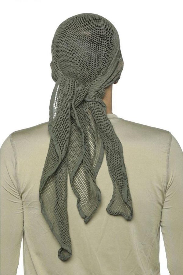 şafak25-Military Material Khaki Triangle Mesh Military Shawl, Mesh Puchsia, Hide Net 1
