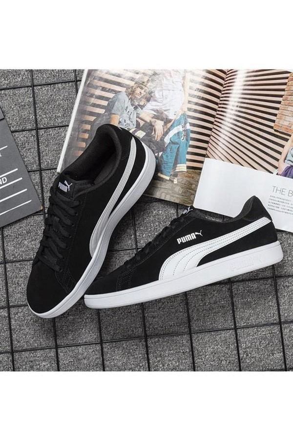 Puma smash v2 white black online