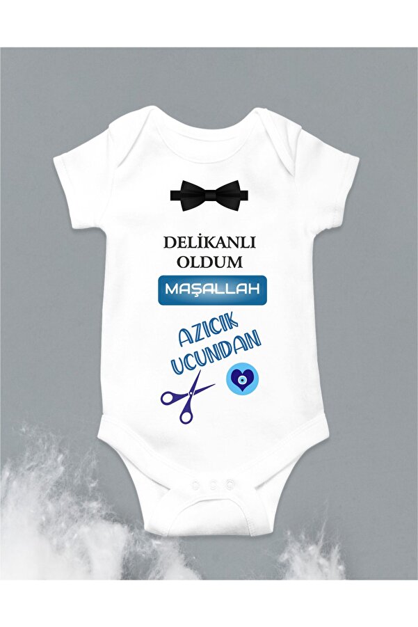 TUĞBABABY Sünnet Kıyafeti Kısa Kol Bebek Zıbın Body