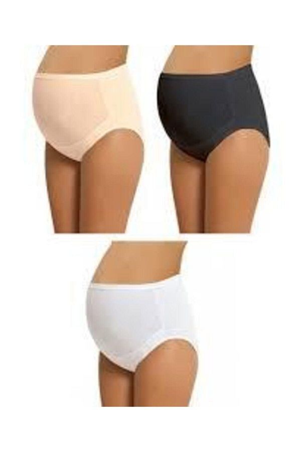 Koza-Mixed Color 3-Piece Maternity Postpartum Panties 1