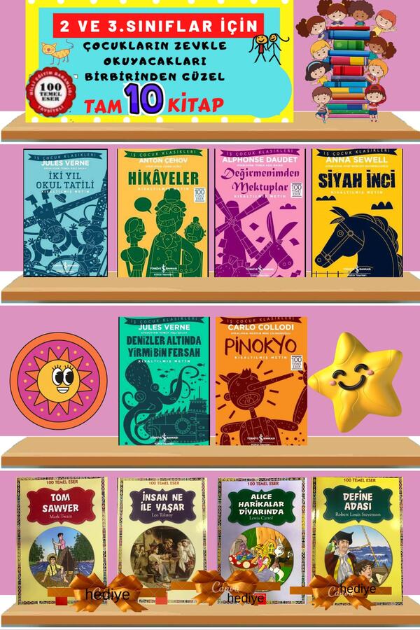 Türkiye İş Bankası Kültür Yayınları 2 Ve 3. Sınıflar Için KBY Hikaye Seti