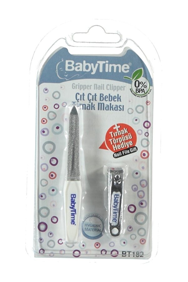 Babytime Baby Time Çıt Çıt Bebek Tırnak Makası - Törpü