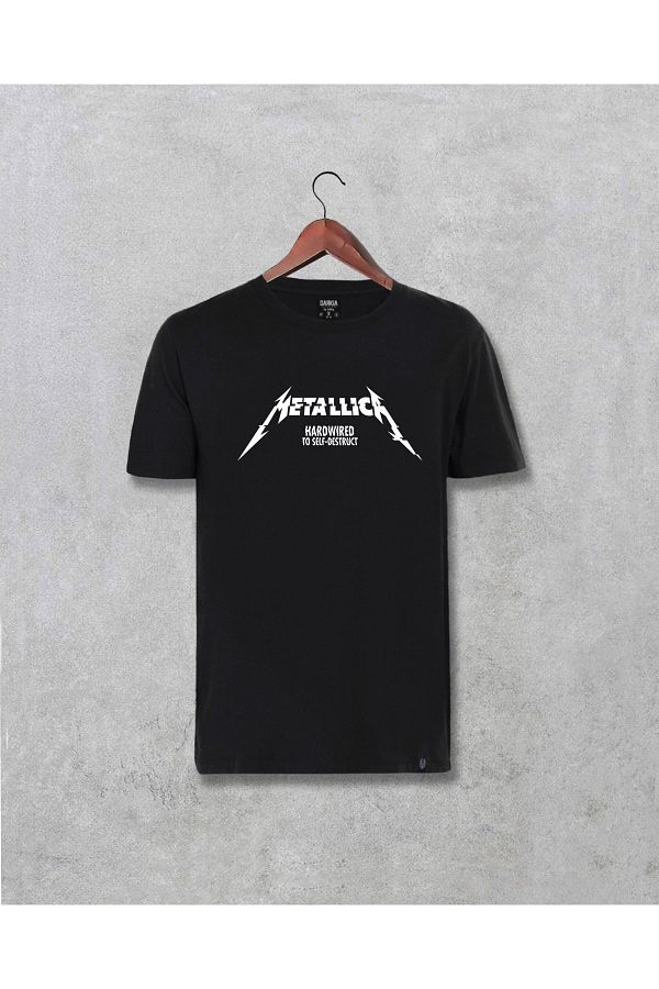 Darkia Metallica Hardwired Written Album Printed Unisex T Shirt Trendyol