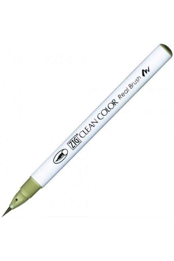 Zig-Clean Color Real Brush Rb-6000At 098 Pale Dawn Gray Brush Tip Pen 1