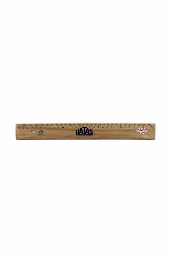 HATAS-30 cm Wooden Ruler 35 1
