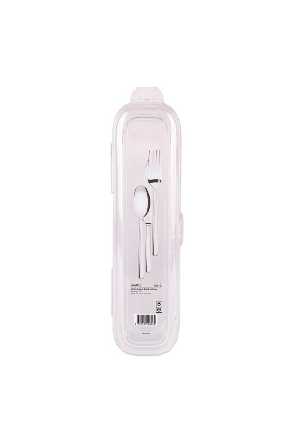 Gondol Plastik-Transparent Plastic Storage Container Multix G06-c Cutlery Box 1