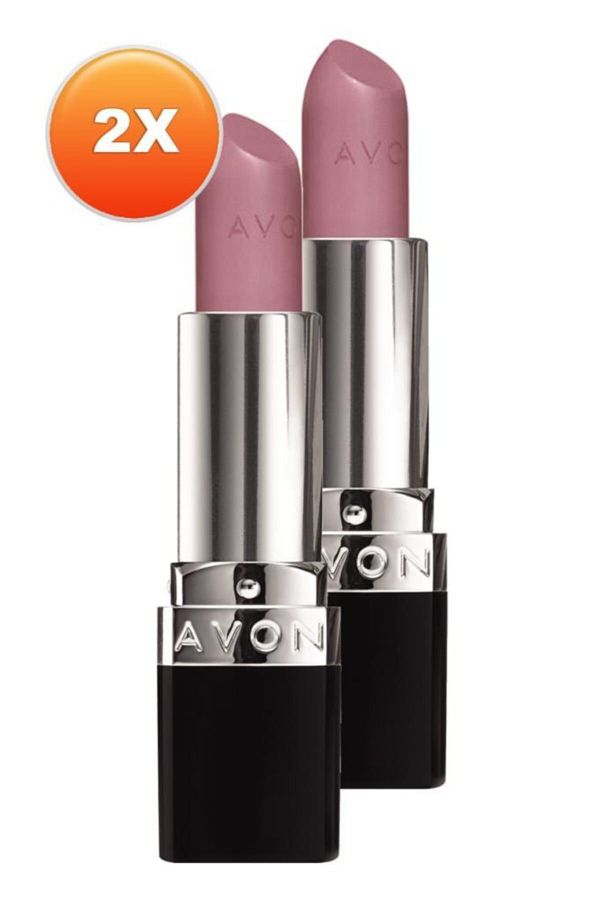 AVON-Perfectly Matte Lipstick Pure Pink Double Set 1