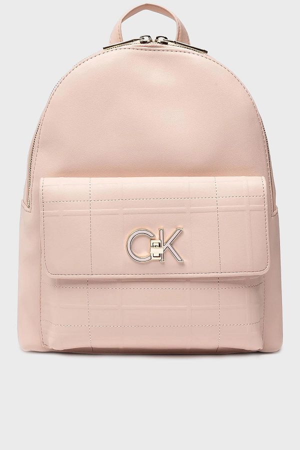 Calvin Klein Backpack Pink Logo Trendyol