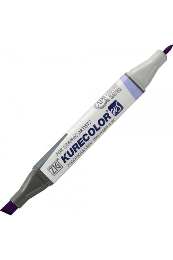 Zig-Zig Kurecolor Twin - Profestonel Double Nib Pen 665 Deep Pink 1