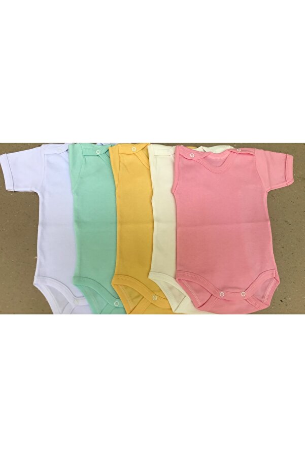bebedino Çıtçıtlı Badi Kısa Kol 5 Li Paket