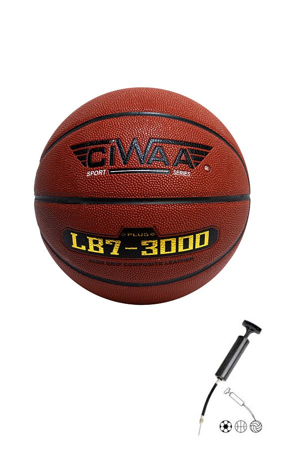 CIWAA-Basketball Training Indoor Ball No 7 Pump 1