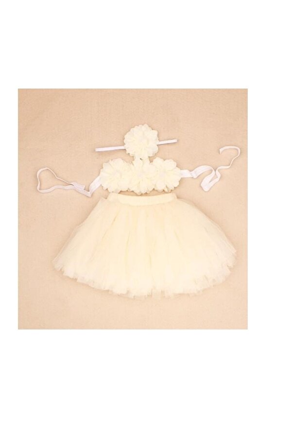 bba new trend Yenidoğan Bebek Tütü Etek,fotoğraf Sahne Çekimi Yeni Doğan Tütü