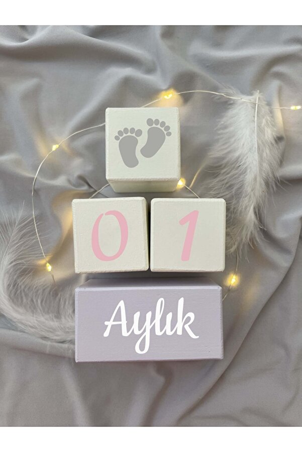 BİANNE ATÖLYESİ Bebek Anı Küp Seti Fotoğraf Çekim Ve Dekor Için Türkçe