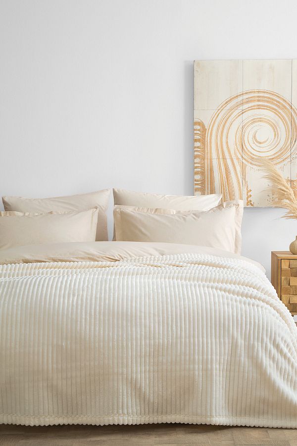 Yataş-Holly Wellsoft Double Blanket - Champagne 1