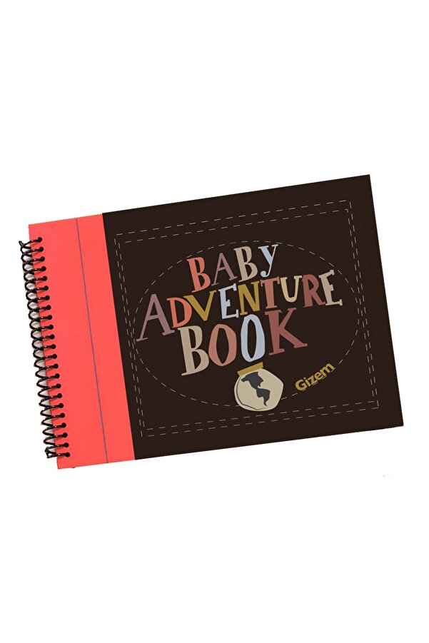 PAKLON Baby Adventure Book Anı Defteri (SİYAH IÇ YAPRAK)