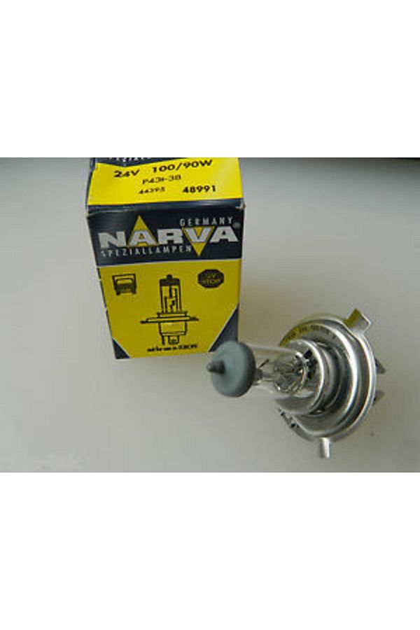 Narva-24v H4 100/90w Halogen Bulb 43t With Tabs 48991 1