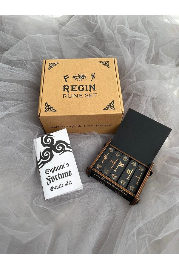 Planet Butik-Regin Ogham's Fortune Rune Set, Divination Set 1