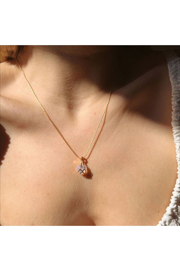 Princess Necklace | Heart Princess Necklace | Castle Crystal Necklace -  Heart Necklace - Aliexpress