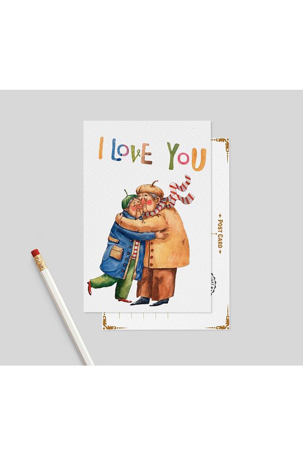 HRS-Postcard - Greeting Card and Envelope Set 1