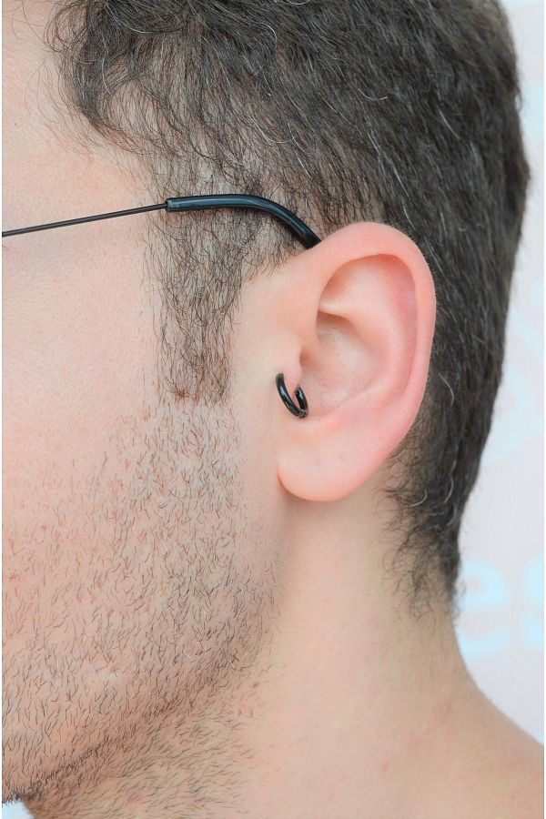 Black tragus jewelry sales
