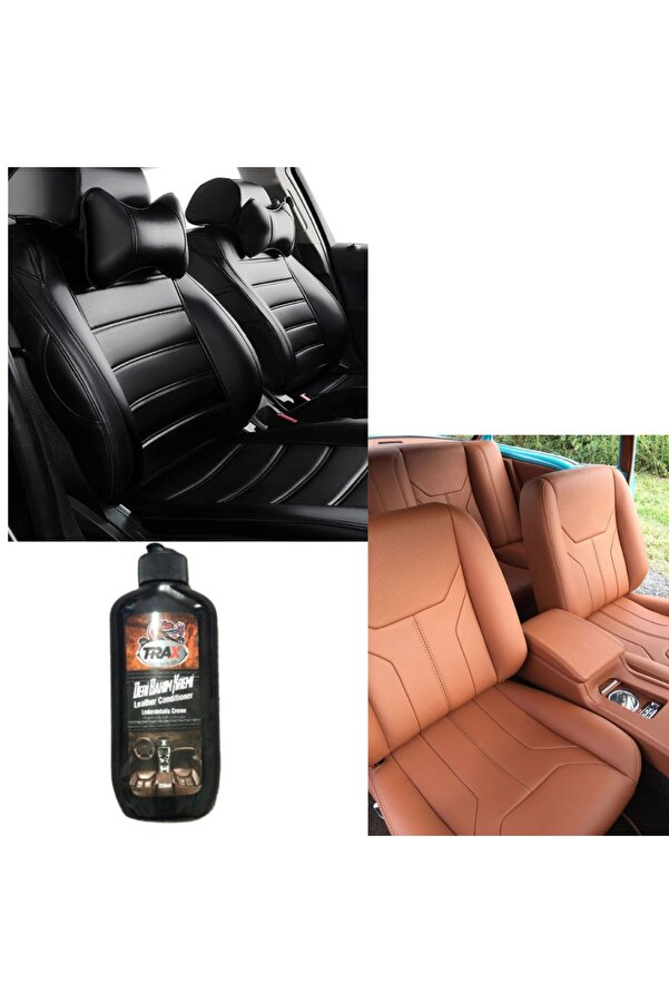 sebura Oto Araç Deri Koltuk Temizleme Ve Deri Besleyici Koltuk Bakım Seti Deri Bakım Kremi