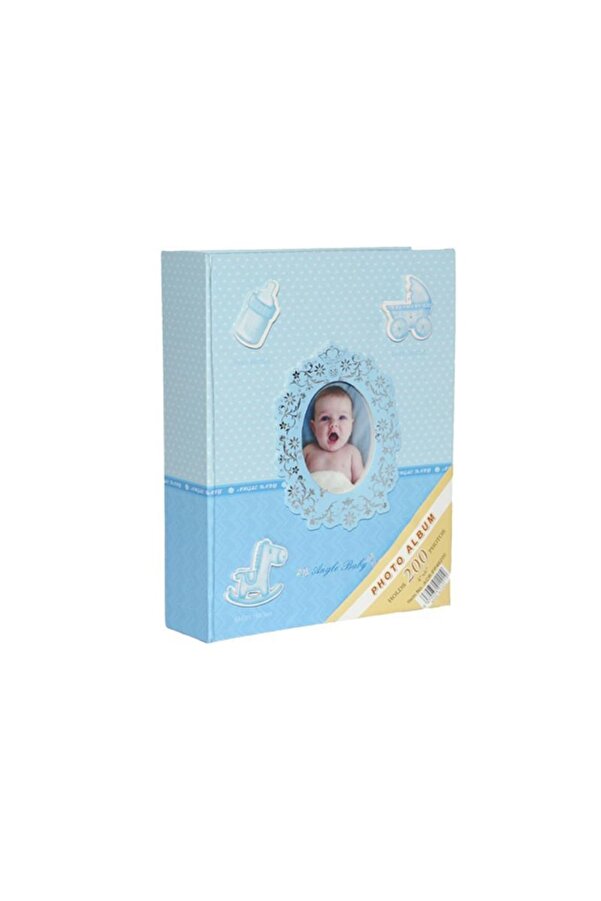 Rabsev 10x15cm 100 Fotoğraf Kapasiteli Lüks Bebek Fotoğraf Albümü Rspp46100-m