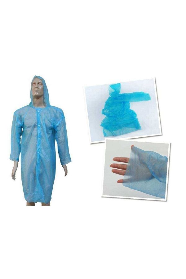 tamithalat-Pelernă de ploaie transparentă unisex de unică folosință 1