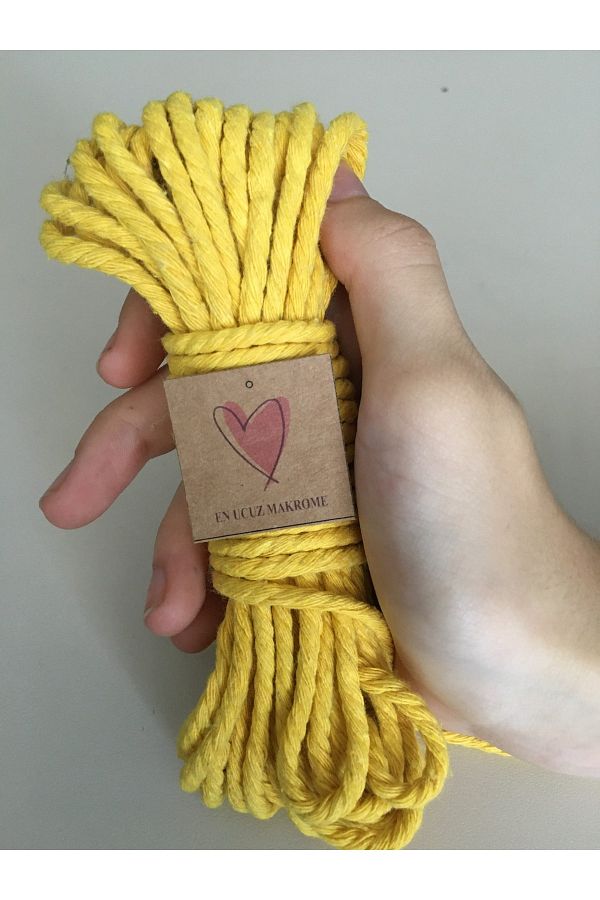 Makromİps-Macrame 3 Twist Screening 10 metri frânghie 3 Twist Rope 1