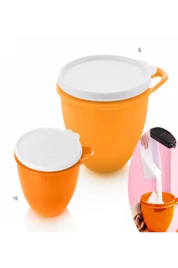 Tupperware-Mixed Storage and Preparation Container Set (3l-1.4l) Esc 1