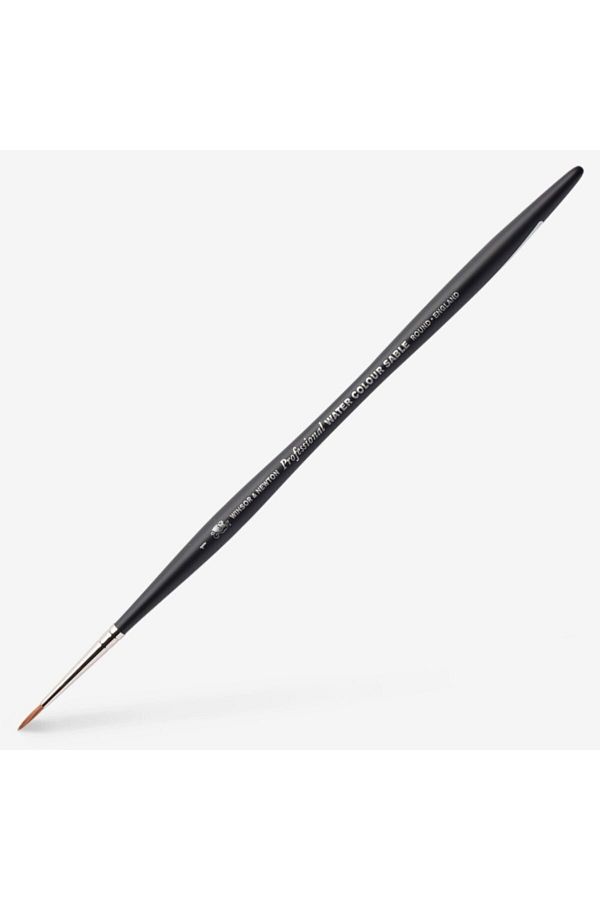 Winsor Newton-Winsor & Newton : Professional Sable Short Handle Round Brush No:1 1