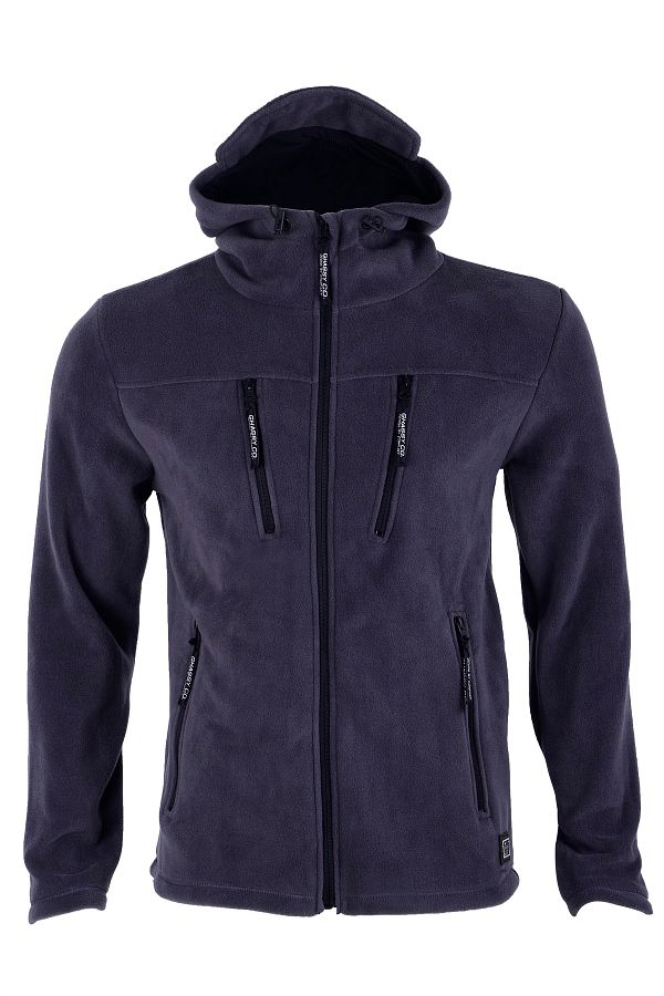 GHASSY CO.-Men's Gray Army Tactical Fleece Hooded Jacket 1