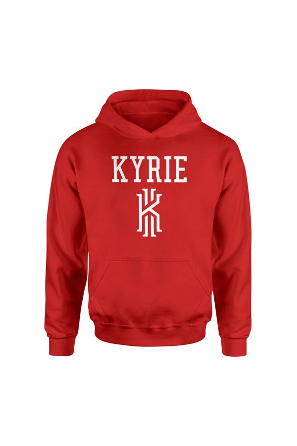 NSJ SPORTIVE Kyrie Irving Logo Red Hoodie Trendyol