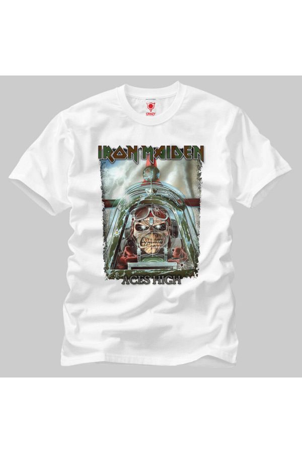 Crazy-Iron Maiden Aces High Men's T-Shirt 1