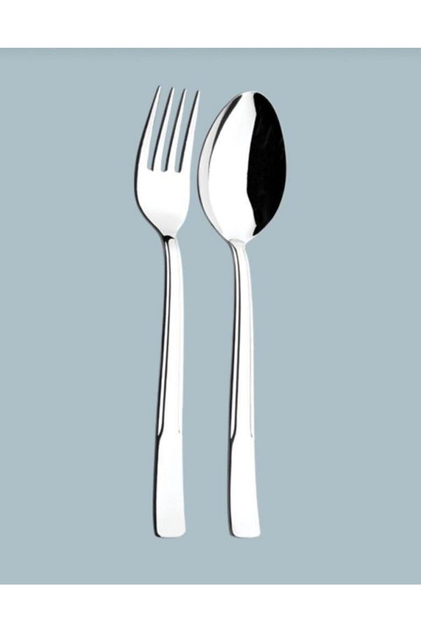 Yetkin-Food Spoon-Fork (6 Spoons and 6 Fork) 1