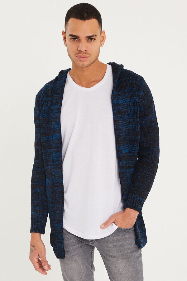 Thick cardigan with pockets top