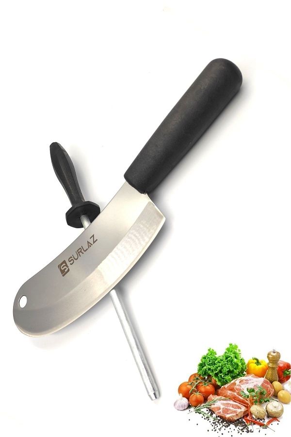 SürLaz-Armor Knife Onion Cleaver Set with Sharpening Table 1