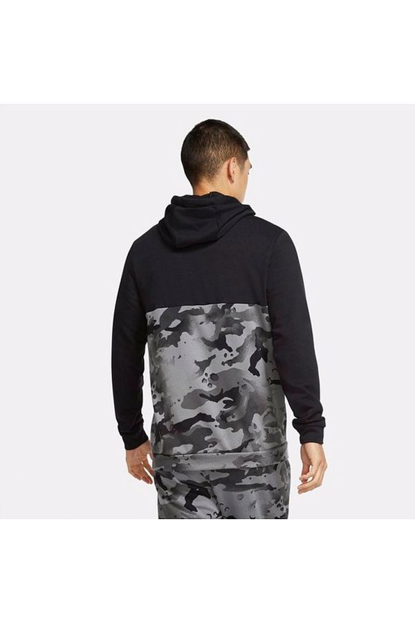 Nike Dri fit Camouflage Training Full zip Hoodie Men s Sweatshirt Black Trendyol