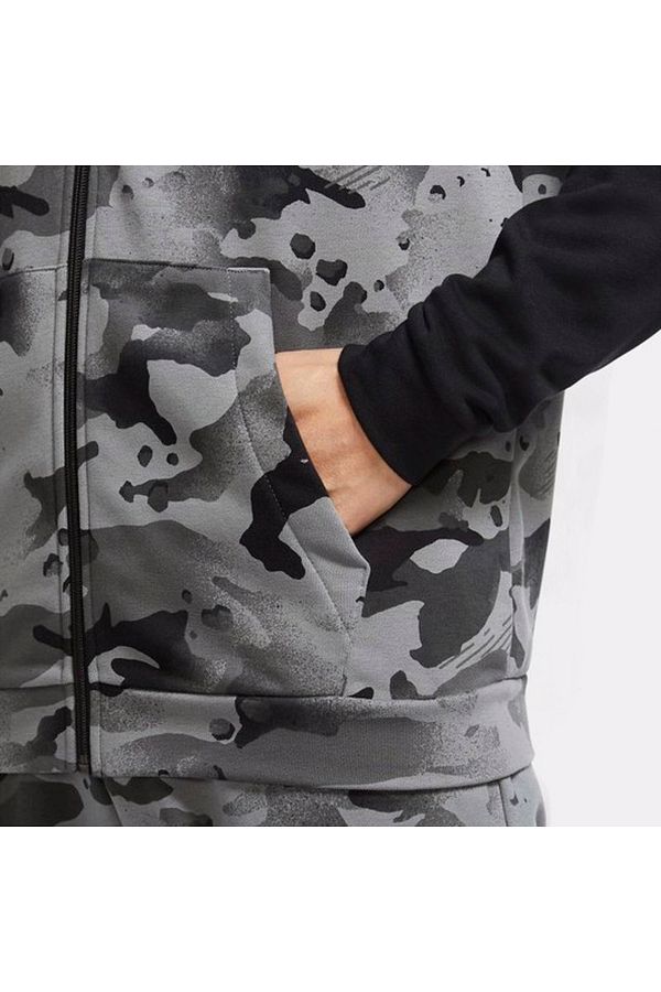 Nike Dri fit Camouflage Training Full zip Hoodie Men s Sweatshirt Black Trendyol