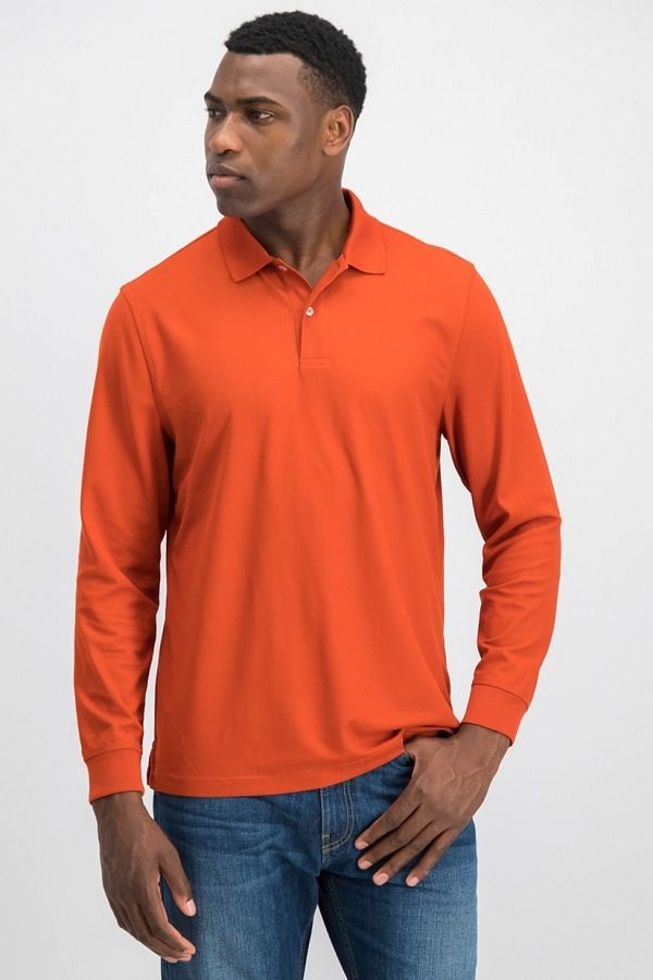 Combed cotton polo shirts clearance