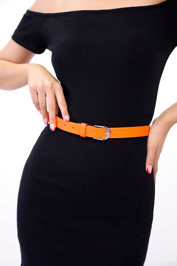 Modaline Park-Thin Belt with D Buckle 1