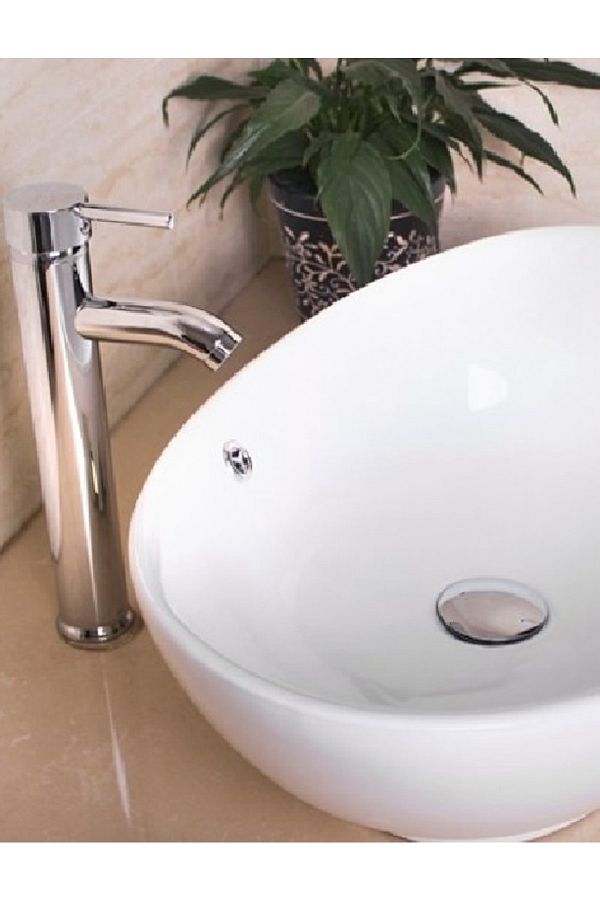 HMS-Open-close Bowl Sink Faucet Chrome 1