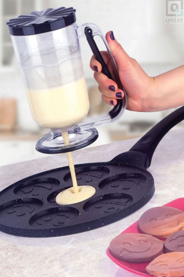 Kalsiyum Mood-Practical Dough Portioner 1 Lt Pancake Scale Cream Dough Pudding Dispenser Dispense 1