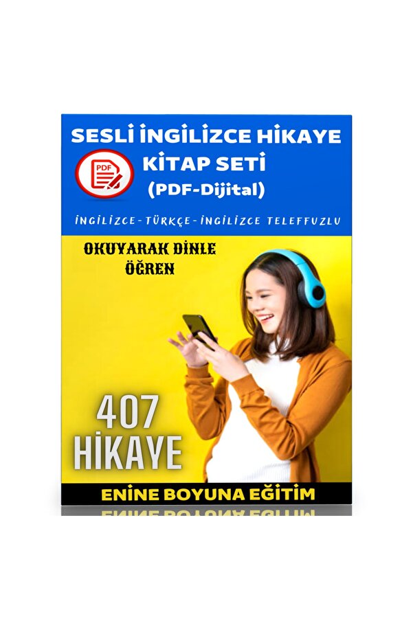 Enine Boyuna Eğitim Sesli Ingilizce Hikaye Kitap Seti (407 Sesli Hikaye)