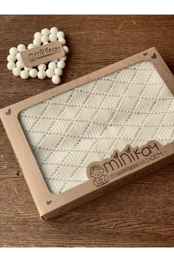 minik ay Yenidoğan Triko Battaniye