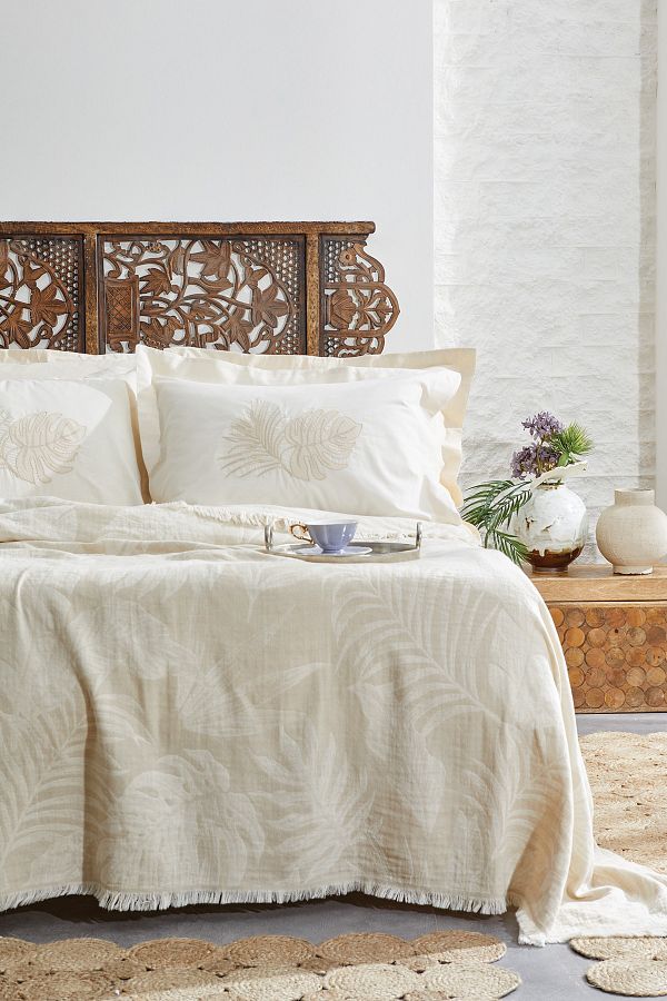 Yataş-Belinda Mink Muslin Pique Double Bedspread Set 1